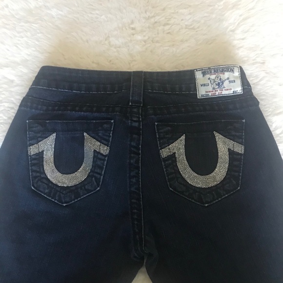 True Religion Boot Cut w/ Sequins Accents Jeans 26 - Picture 12 of 12